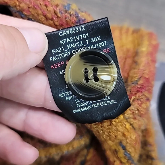 For Love & Lemons Helena Crop Sweater Vest in Orange - Picture 8 of 12